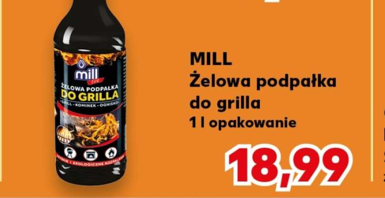 MILL Żelowa podpałka do grilla