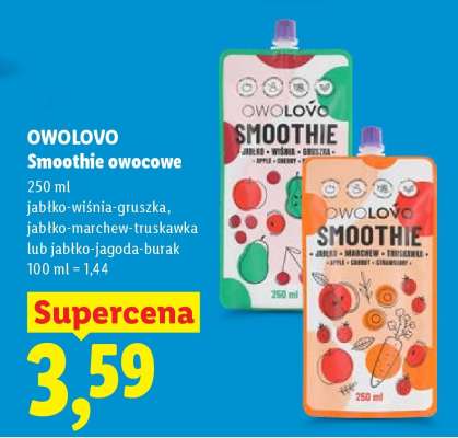 OWOLOVO Smoothie owocowe***