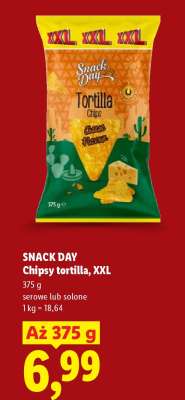 Snack Day Chipsy tortilla, XXL