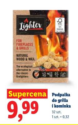 Podpałka do grilla i kominka