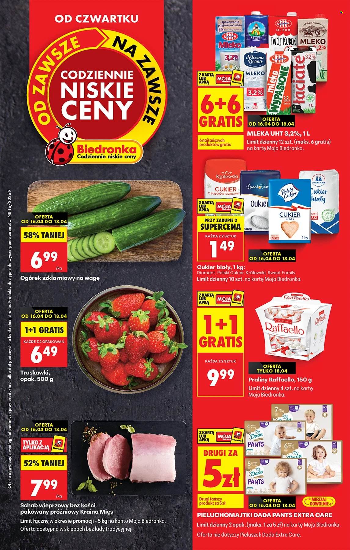 Gazetka Biedronka - 16.04.2026 - 22.04.2026. Strona 1