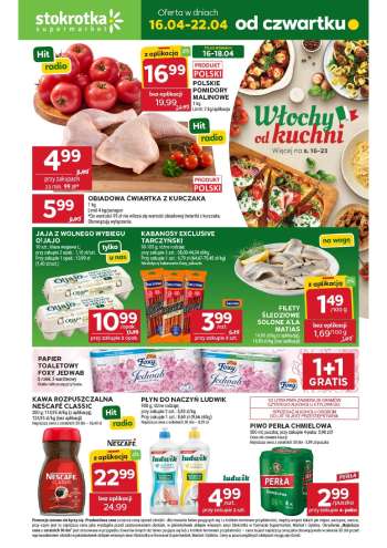 Gazetka Stokrotka Supermarket - 16.04.2026 - 22.04.2026.
