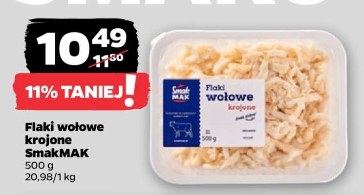 Flaki wołowe krojone SmakMAK