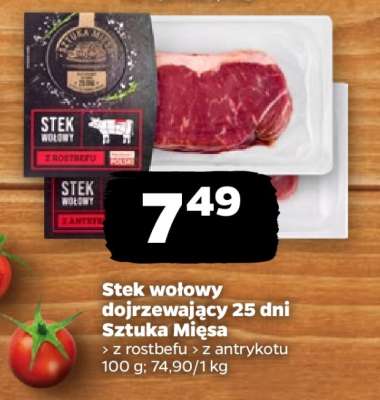 Stek wołowy dojrzewający 25 dni Sztuka Mięsa