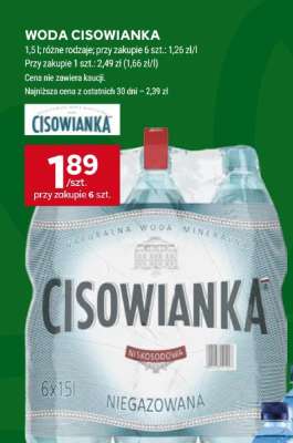 Woda Cisowianka