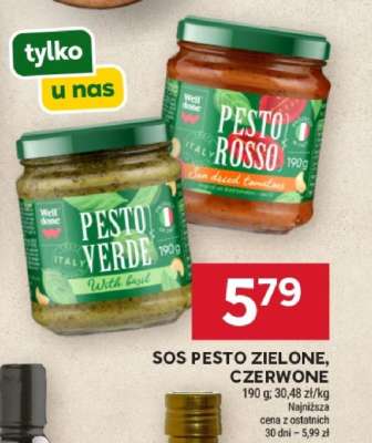 Sos Pesto Zielone, Czerwone
