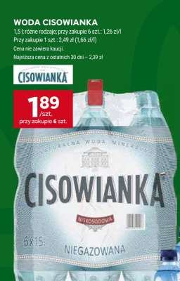 Woda Cisowianka