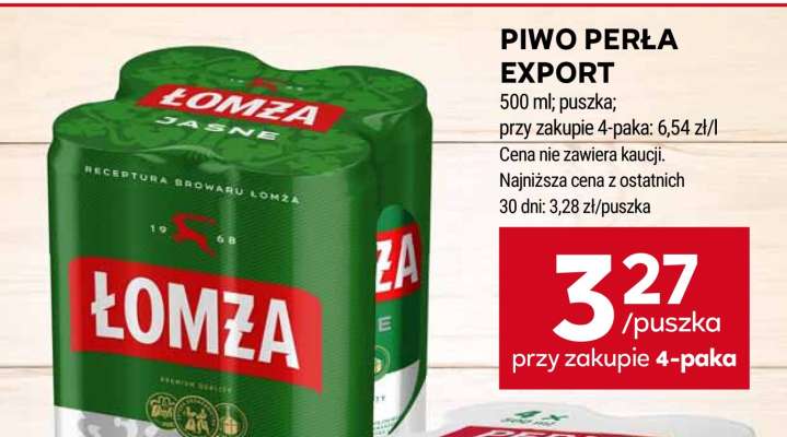 Piwo PERŁA EXPORT