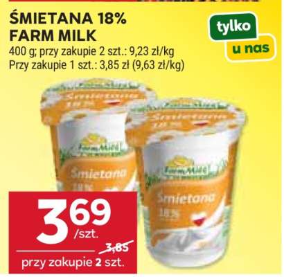 ŚMIETANA 18% FARM MILK