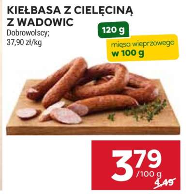 Kiełbasa z cielęciną z Wadowic