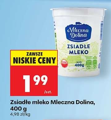 Zsiadłe mleko Mleczna Dolina, 400 g