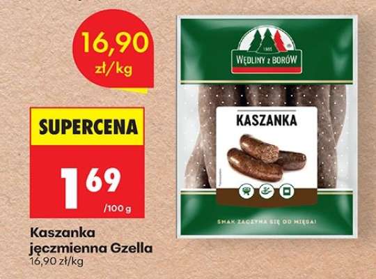 Kaszanka jęczmienna Gzella