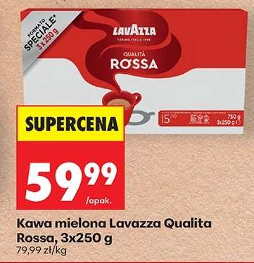 Kawa mielona Lavazza Qualita Rossa, 3x250 g