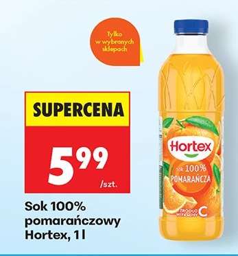 Sok 100% pomarańczowy Hortex, 1l