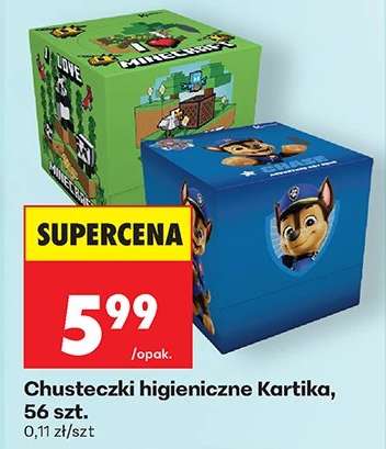 Chusteczki higieniczne Kartika, 56 szt.
