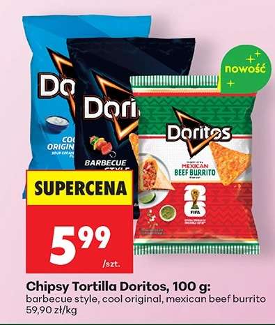 Chipsy Tortilla Doritos, 100 g