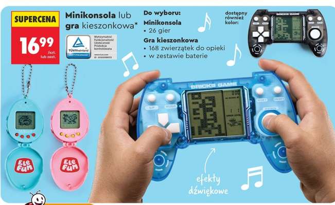 Minikonsola lub gra kieszonkowa