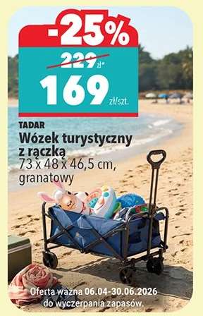 Wózek turystyczny z rączką