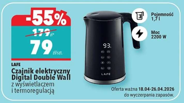 Czajnik elektryczny Digital Double Wall