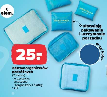 Zestaw organizerów podróżnych