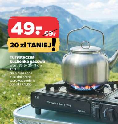 Turystyczna kuchenka gazowa