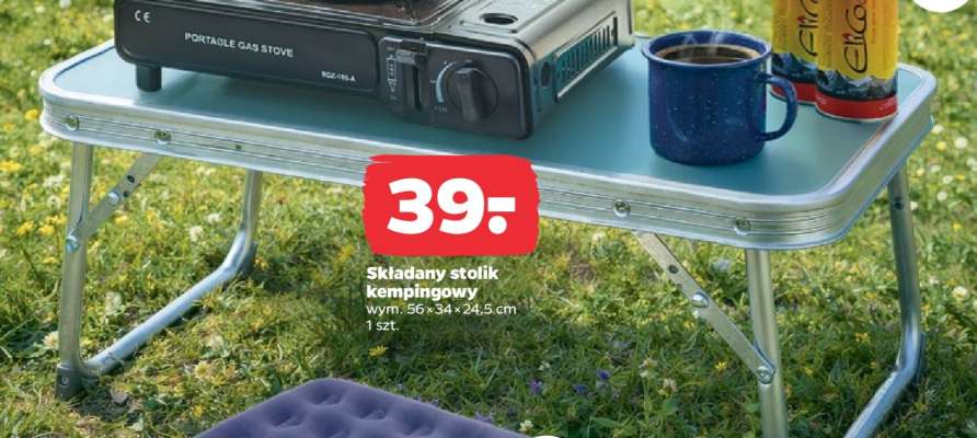 Składany stolik kempingowy