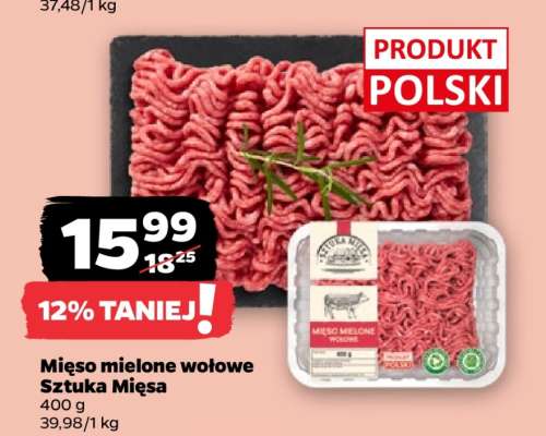 Mięso mielone wołowe Sztuka Mięsa