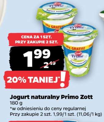 Jogurt naturalny PRIMO ZOTT