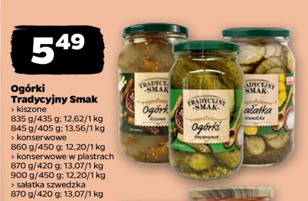 Ogórki Tradycyjny Smak
