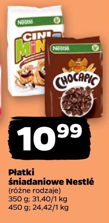 Płatki śniadaniowe NESTLÉ