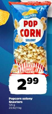 Popcorn solony Snaxters