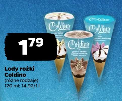 Lody rożki Coldino