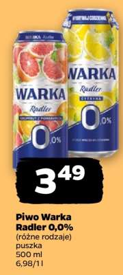 Piwo Warka Radler 0,0%