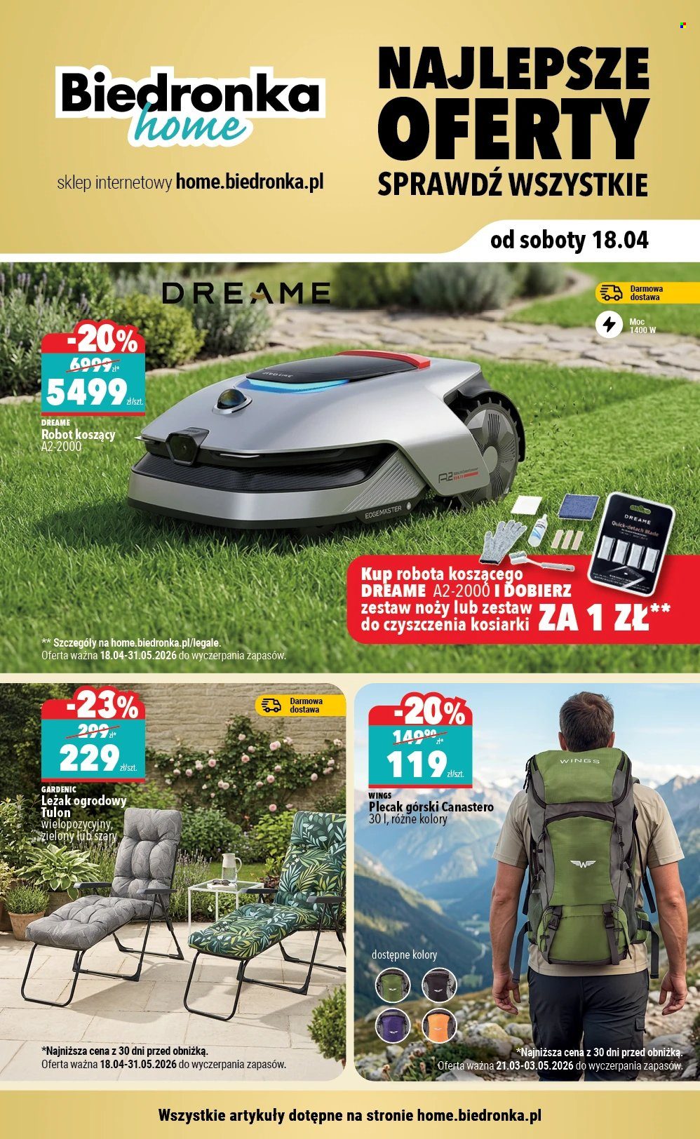 Gazetka Biedronka - 18.04.2026 - 31.05.2026. Strona 1