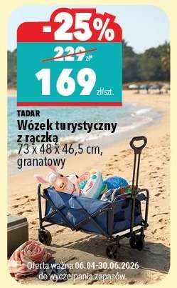 Wózek turystyczny z rączką