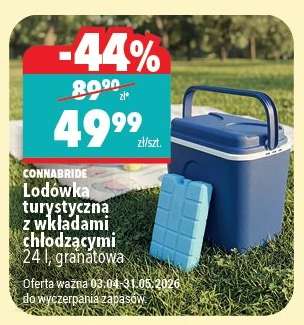 Lodówka turystyczna z wkładami chłodzącymi