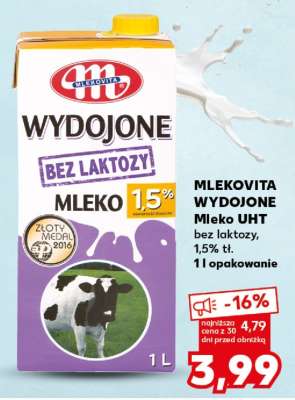 MLEKOVITA WYDOJONE Mleko UHT