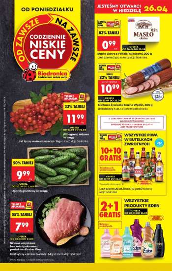 Gazetka Biedronka - 20.04.2026 - 25.04.2026.