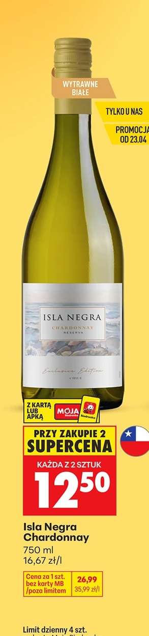 ISLA NEGRA CHARDONNAY