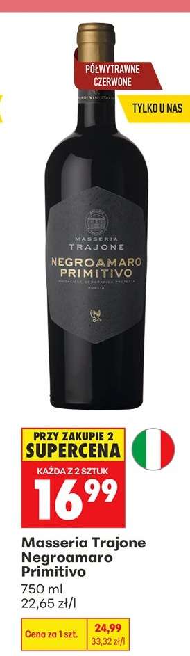 Masseria Trajone Negroamaro Primitivo