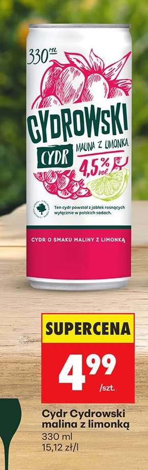 Cydr Cydrowski malina z limonką