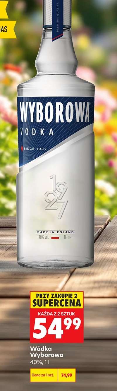 Wódka Wyborowa 40%, 1 l