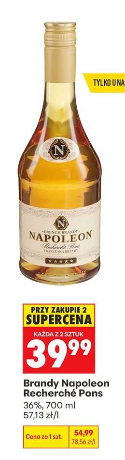 BRANDY NAPOLEON RECHERCHÉ PONS