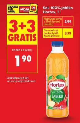 Sok 100% jabłko Hortex, 1l