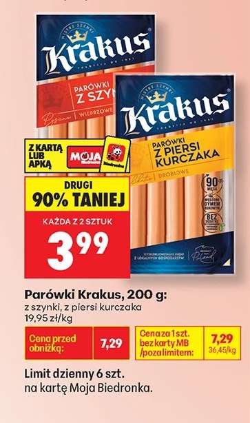 Parówki Krakus, 200 g