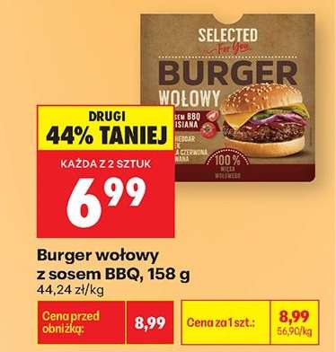 Burger wołowy z sosem BBQ, 158 g
