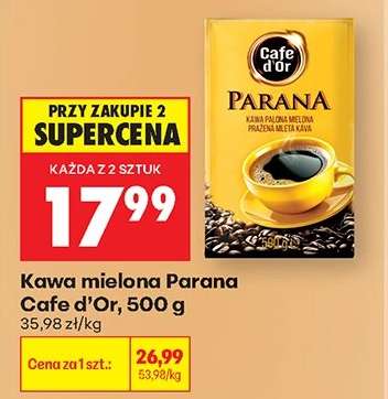 Kawa mielona Parana Cafe d'Or, 500 g