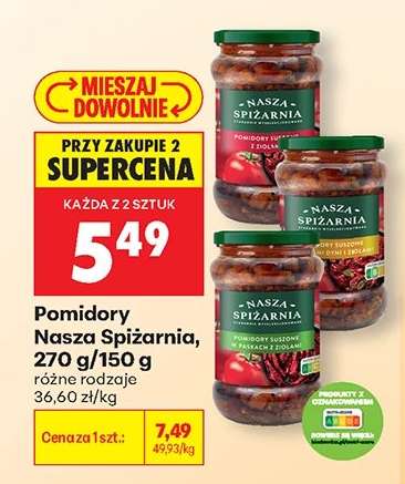 Pomidory Nasza Spiżarnia, 270 g/150 g