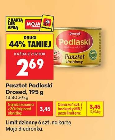 Pasztet Podlaski Drosed , 195 g