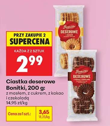 Ciastka deserowe Bonitki, 200 g